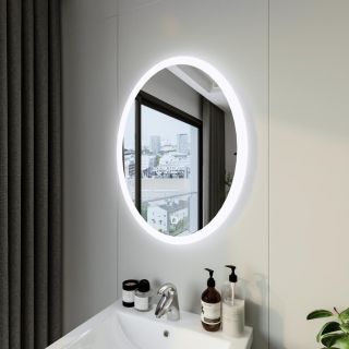 Зеркало с подсветкой Бриклаер Эстель-3 4627125414350 60 см сенсор на зеркале